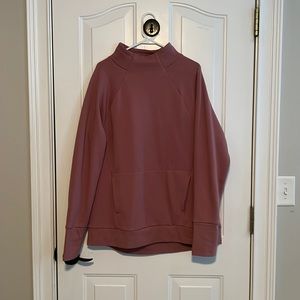 Mock neck sweatshirt